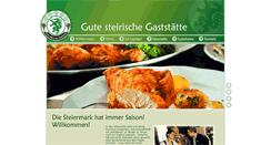 Desktop Screenshot of gutesteirischegaststaette.at